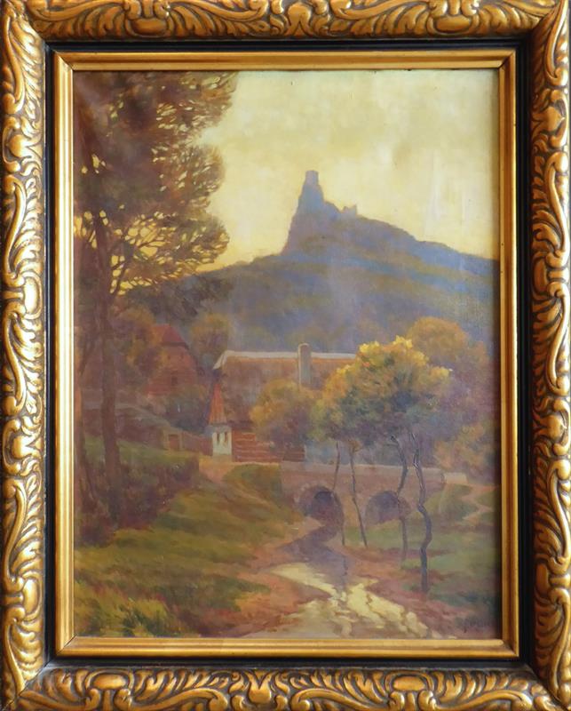 Jaroslav Pukl (nar. 1893) - Pohled na Hrad Trosky