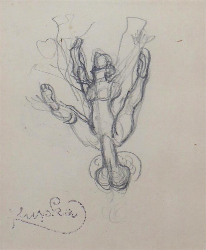 František Kupka (1871-1957) - Erotická Kompozice