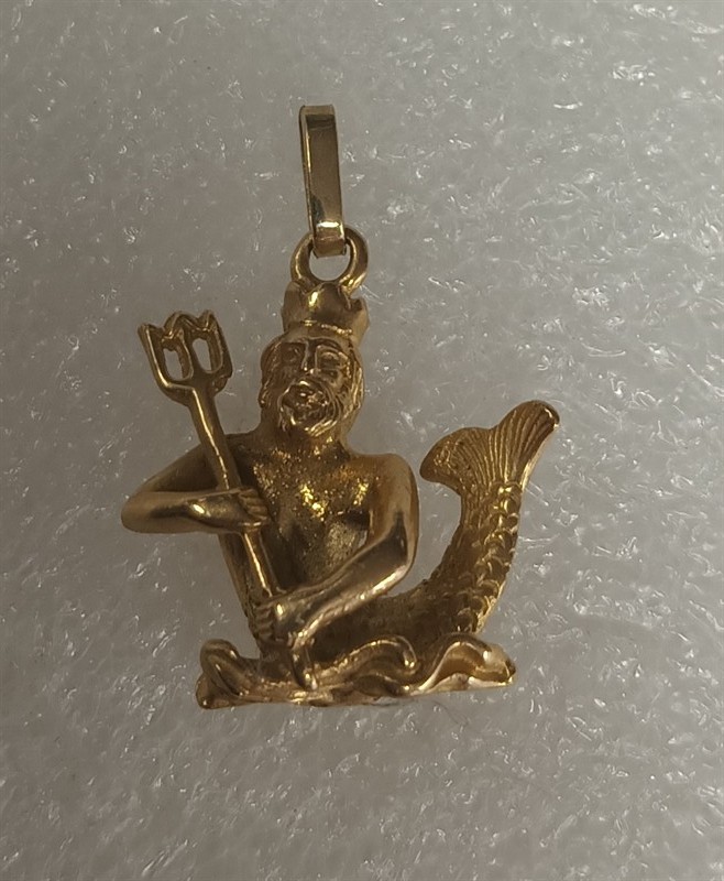 Poseidon přívěsek zlato 585/1000