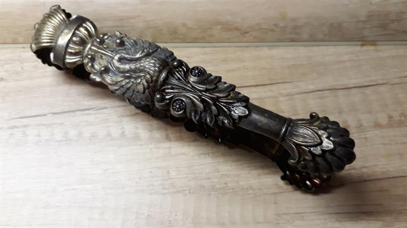 Kleště na cukr s labutí - stříbro