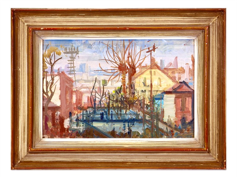 Stanislav Ježek: Motiv z pražských Záběhlic (1952?)