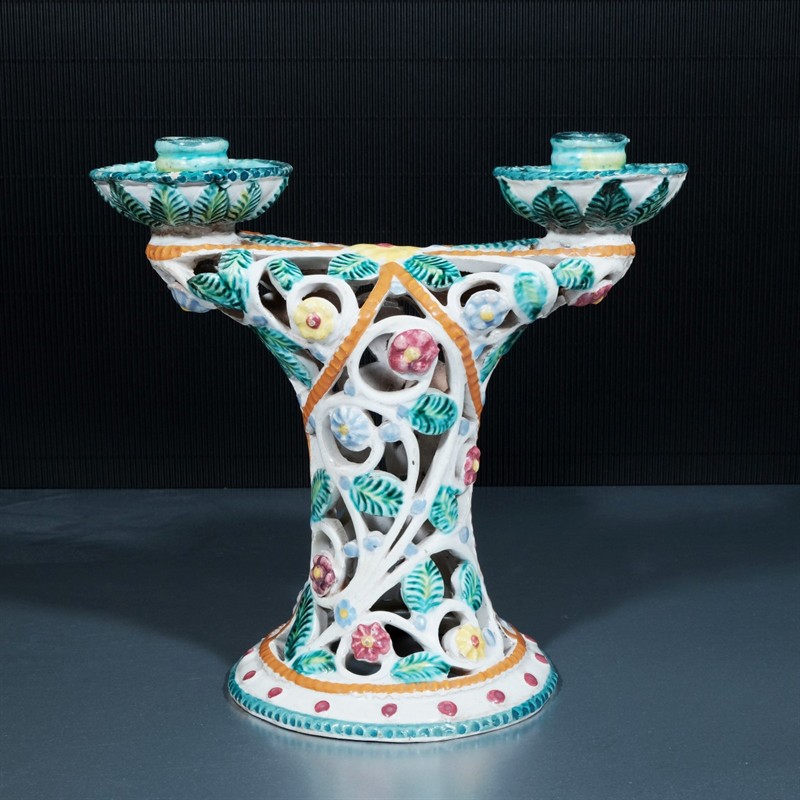 Art deco svícen, Giovanni Lapucci, Perugia Itálie