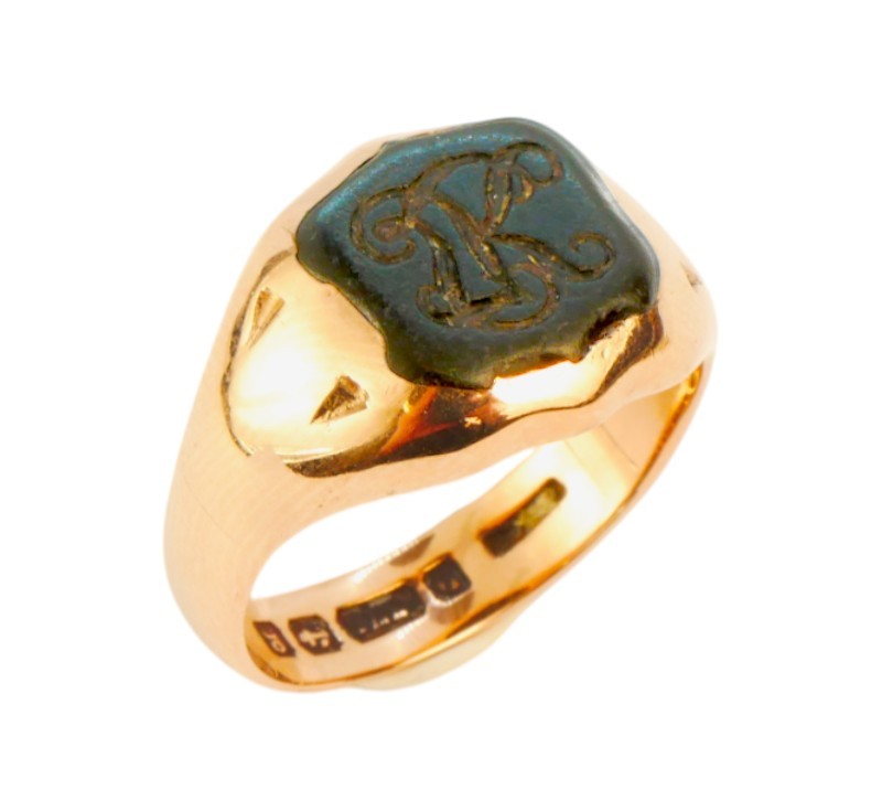 Zlatý pečetní prsten