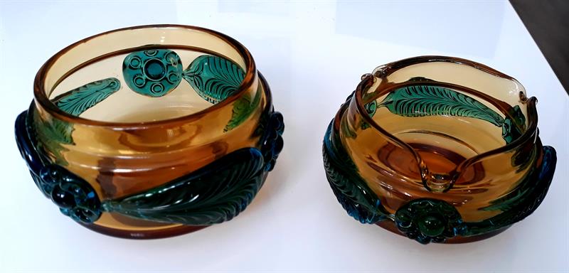 Mísa a popelník.J.Hospodka, Prácheň.