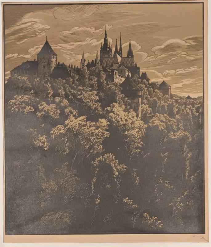 Pražský hrad. Karel Vik 1930.