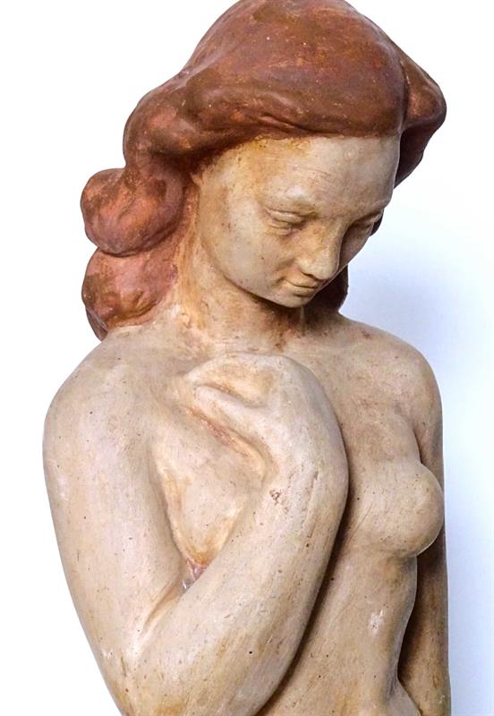Akt, terakotová socha