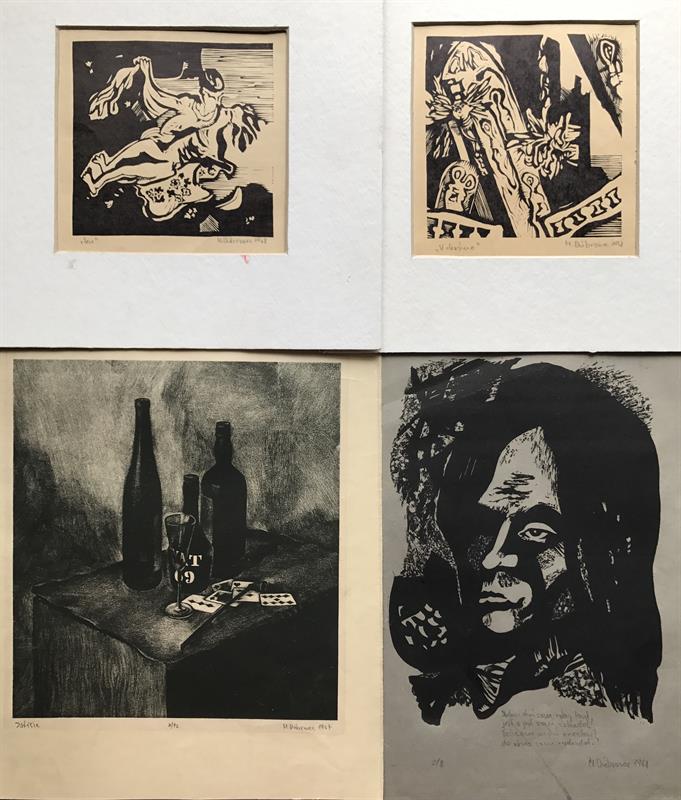 Marcel Důbravec: 4 grafické listy