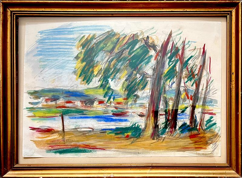 Bedřich (Friedrich) Feigl: Krajina s řekou