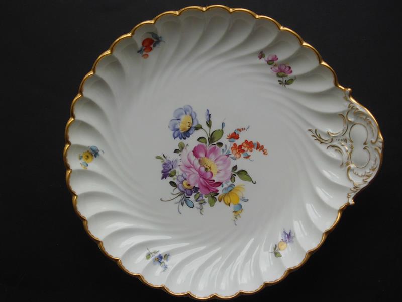 Ručně malovaný talíř (Nymphenburg 1747)