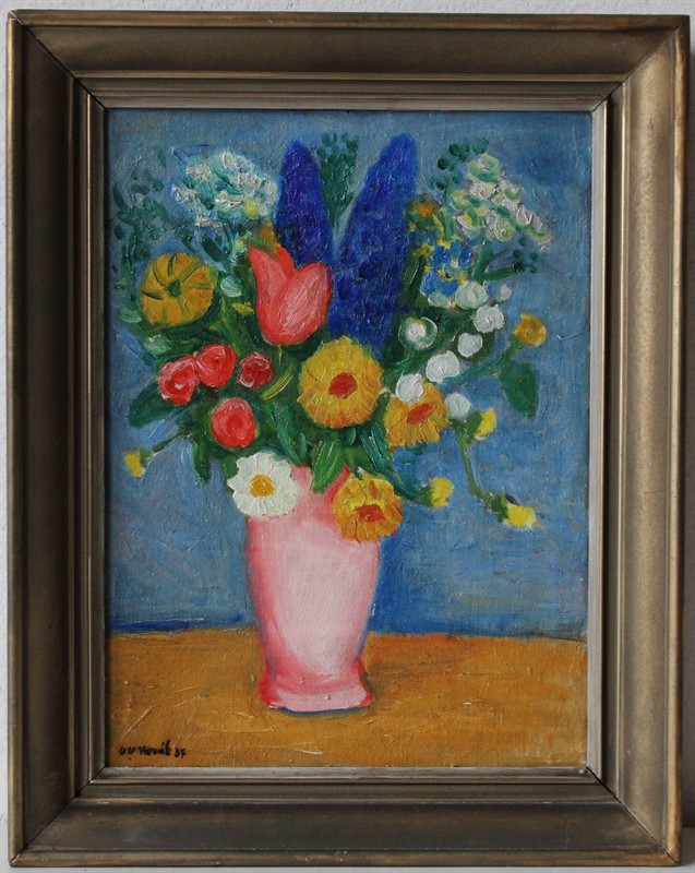 Václav Vojtěch Novák - Kytice 1937 - Olej