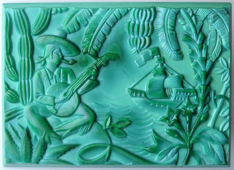 Curt Schlevogt, art-deco plaketa