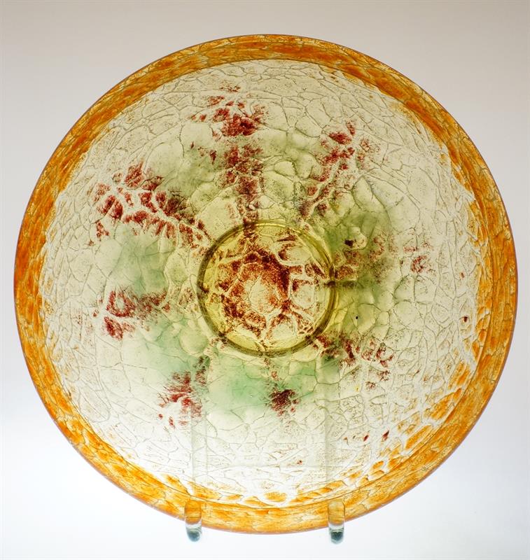 Mísa se zataveným pestrobarevným dekorem - IKORA GLASS