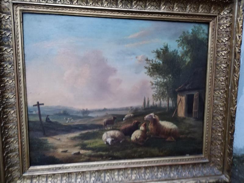 Obraz olej na dřevě