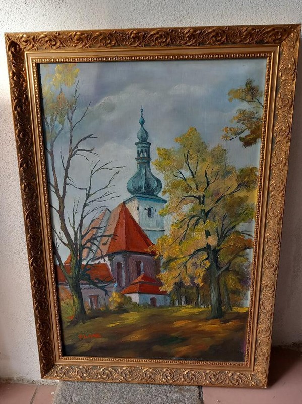 Kostel svaté Anny u Horšovského Týna, malíř K- Lang