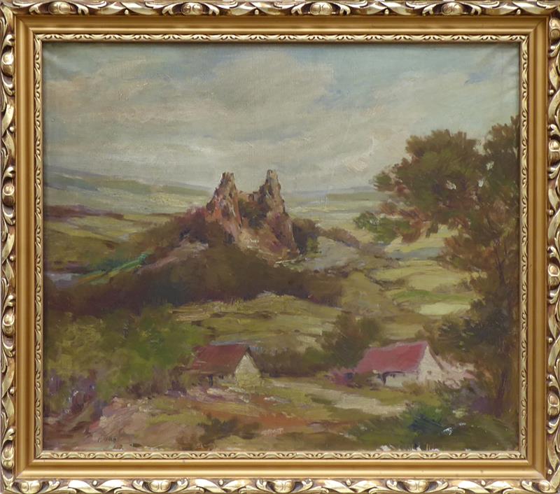 F. Váň - Pohled na Trosky