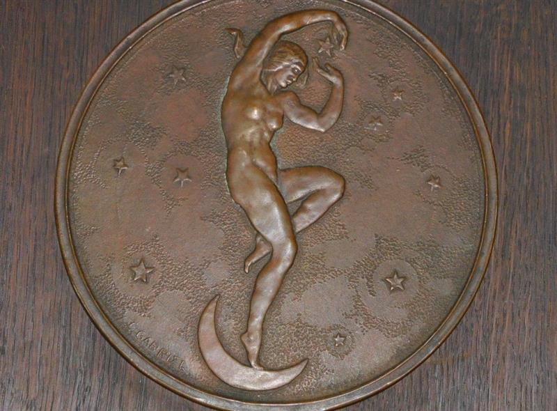 GABRIEL - bronzový medailon