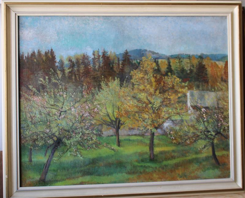 Ferdinand Vlk - Z jara u Rožumberka - Olej