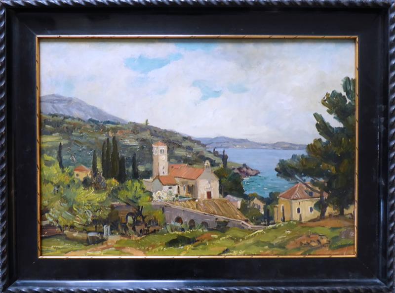 Joža Mikš – Záliv u středověkého města