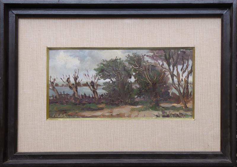 Láďa Ehrlich (1886-1965) - Vrby na břehu řeky