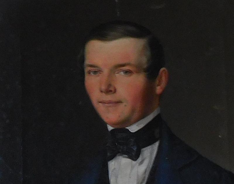 ALOIS ŠPULÁK - PORTRÉT MUŽE, kolem 1850