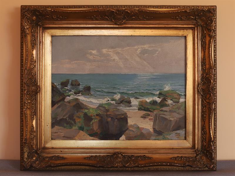 Obraz "Klidný oceán"  Ernst Dorn 1924