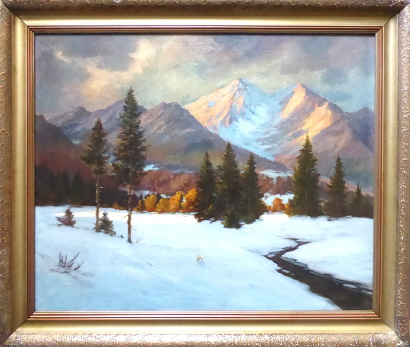 Jan Černý – Sluneční paprsky v zimních Alpách