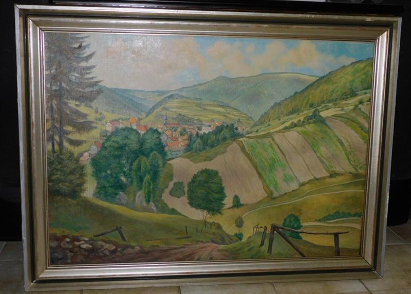 VILÉM KAFKA - Velká krajina, 75 x 105 cm