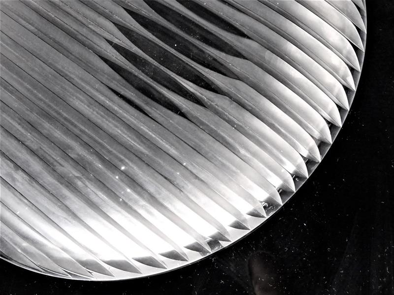 Talíř broušený, Poděbrady, 70. léta