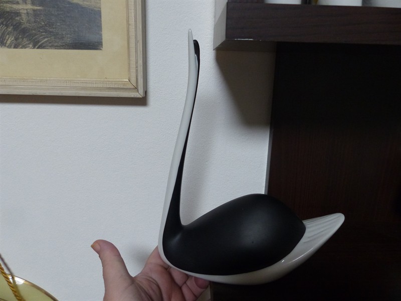 BRUSEL LABUŤ JAROSLAV JEŽEK ROYAL DUX cca 1960