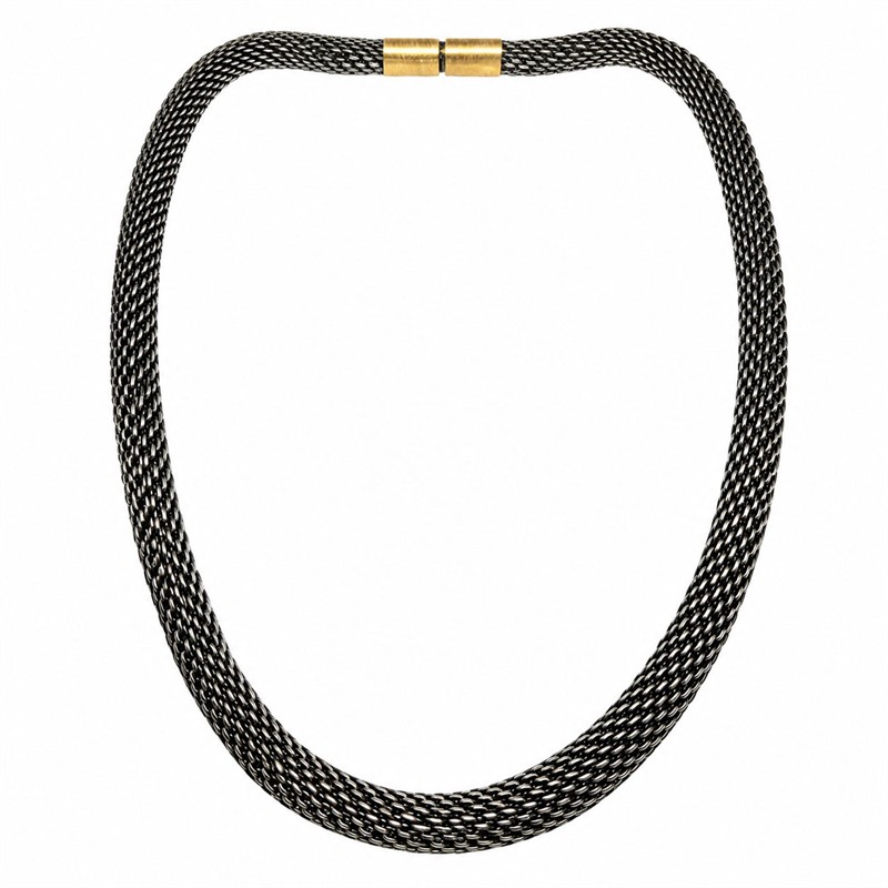 Designový stříbrný náhrdelník