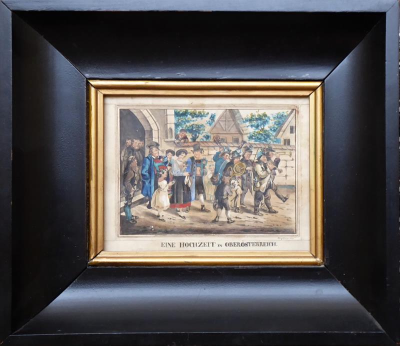 Svatba v Horním Rakousku - rok 1859