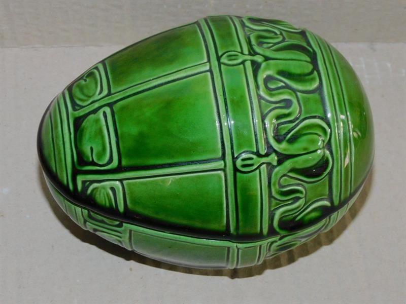 DÓZA KERAMICKÁ - JULIUS DRESSLER, secesní