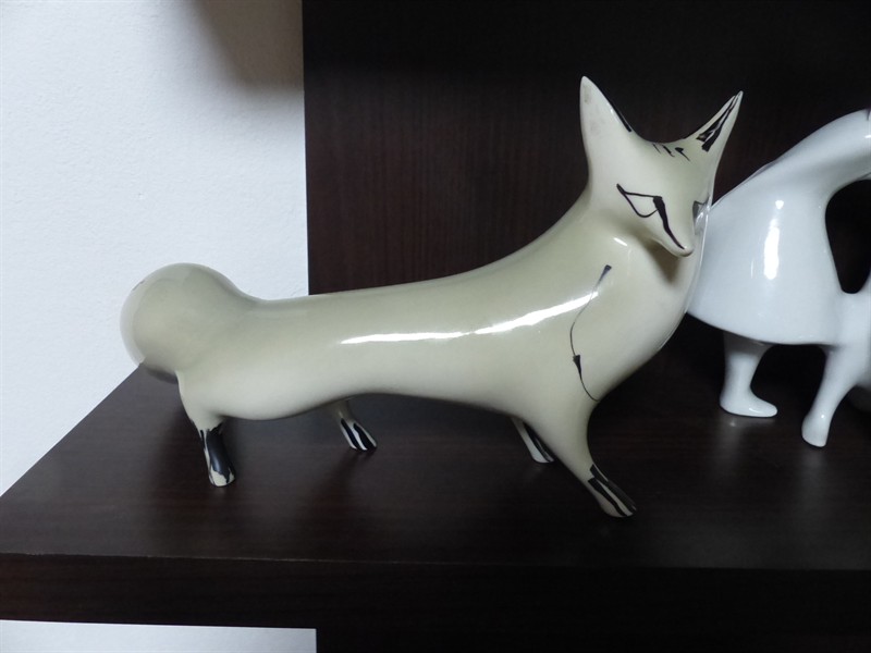 BRUSEL LIŠKA JIŘÍ ČERNOCH ROYAL DUX cca 1962