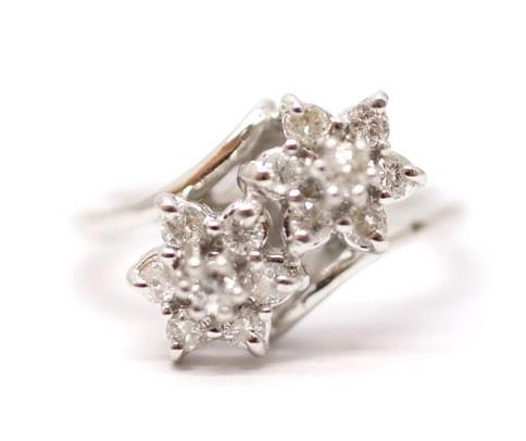 Zlatý prsten s diamanty