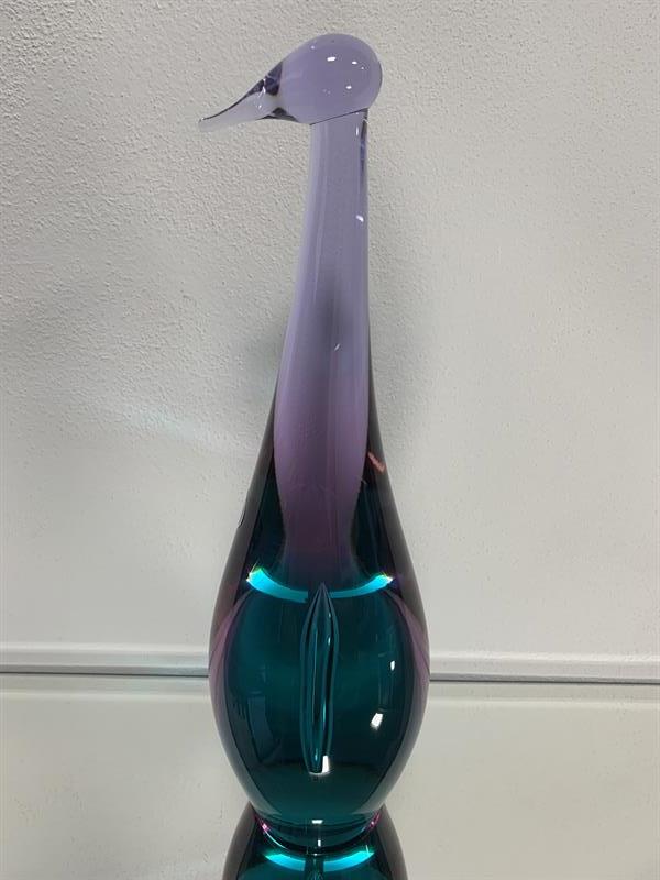 Miloslav Janků, skleněná plastika, pták