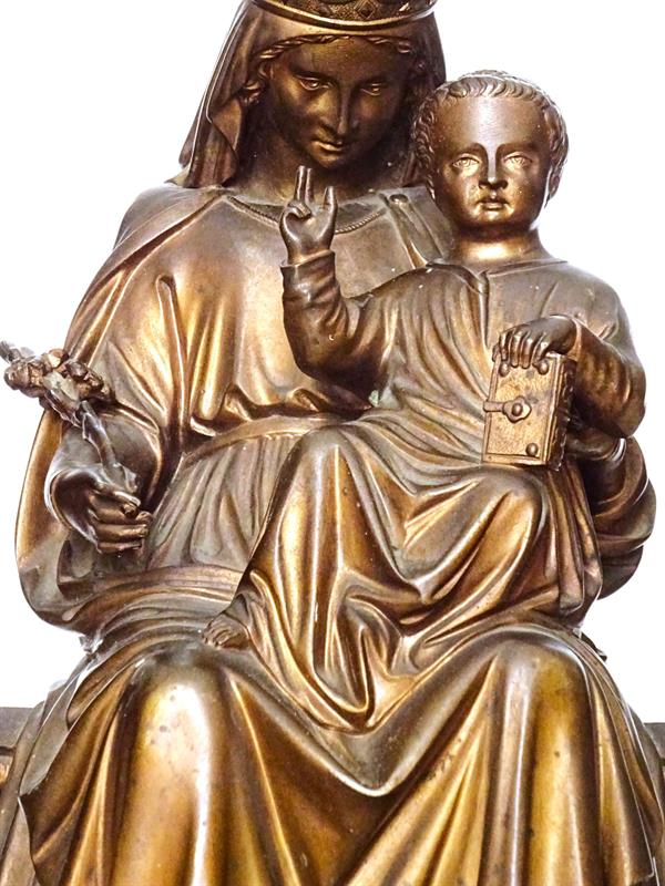 Madona s Ježíškem, plastika, 19. stol