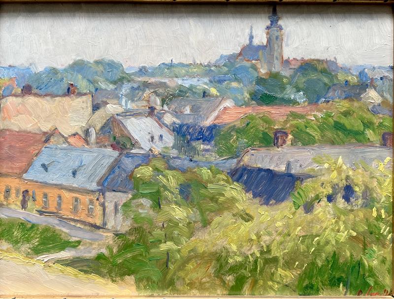 Oldřich Lasák: Pohled na město