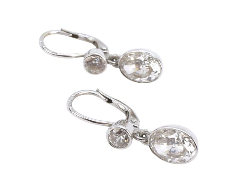 Zlaté náušnice se zirkony