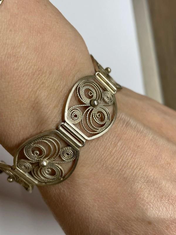 Starožitný filigranový náramek