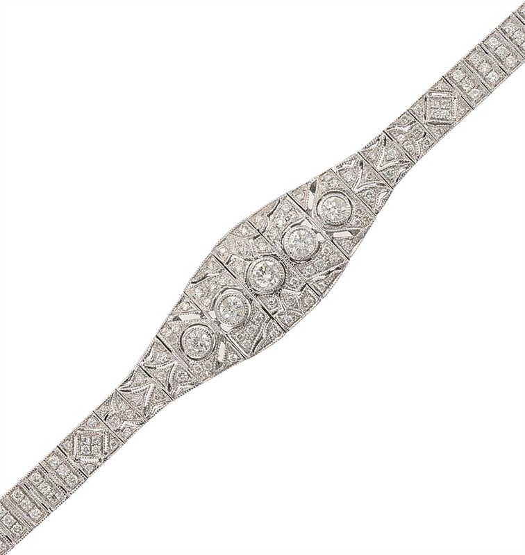 Luxusní diamantový náramek 2,45 ct