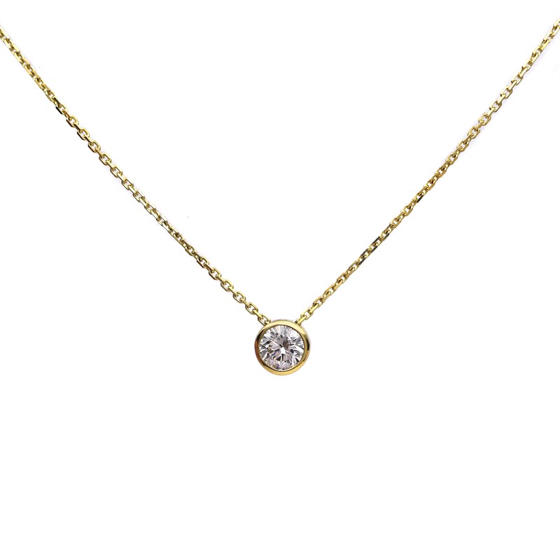 Zlatý přívěsek s diamantem 0,35 ct + certifikát