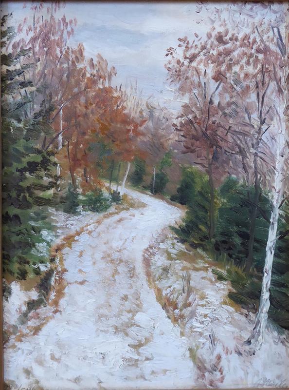 B. Müller - Zimní cesta lesem