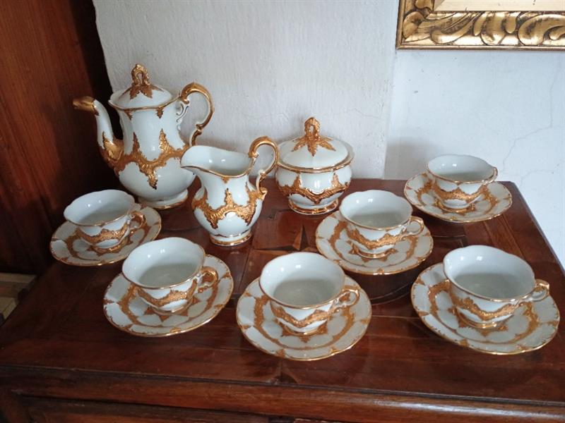 Starožitný porcelánový servis Meissen
