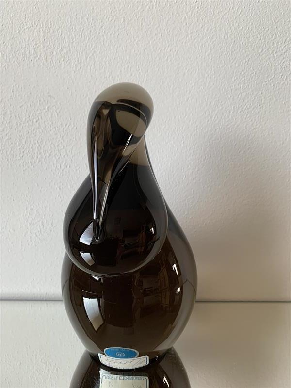 Miloslav Janků, skleněná plastika, pták