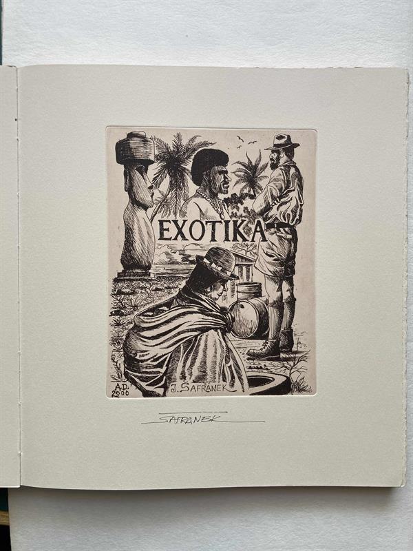 Jan Šafránek, Exotika, 24 originálních leptů
