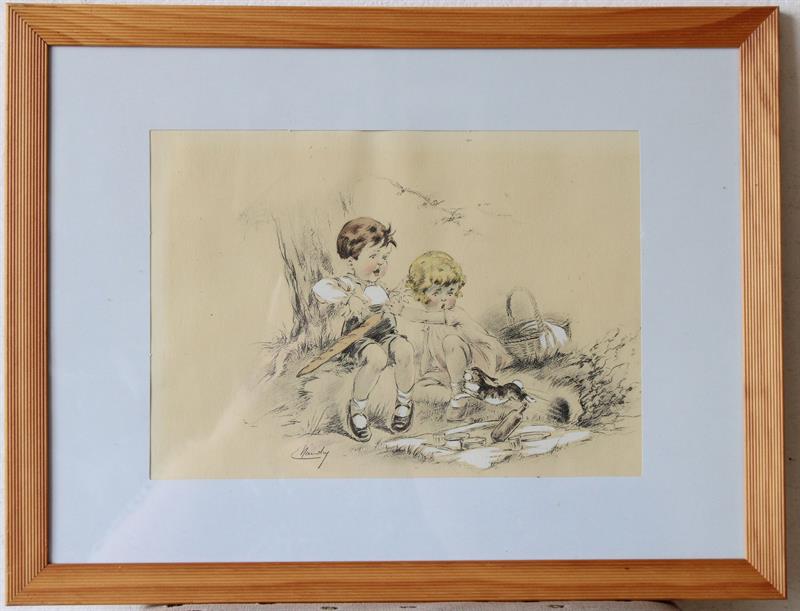 Alfréd Renaudin - Hrající si děti