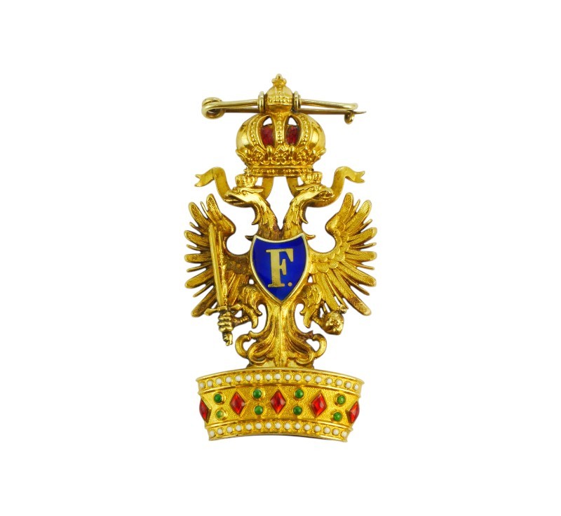 Řád železné koruny - brož