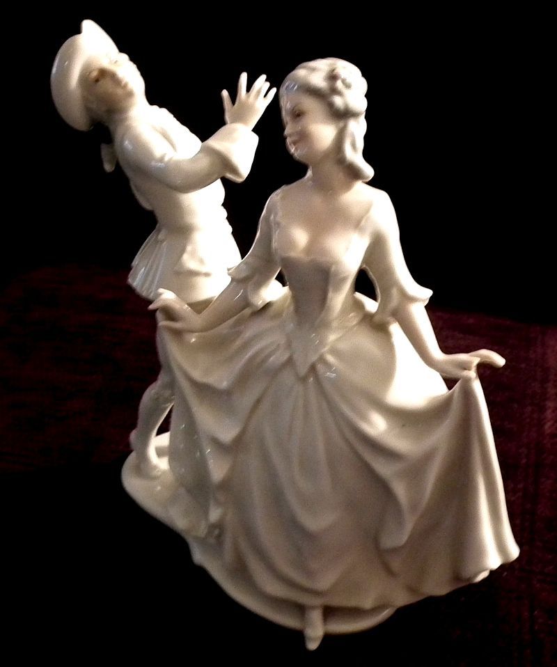 Volkstedt Rudolstadt - galantní scéna.