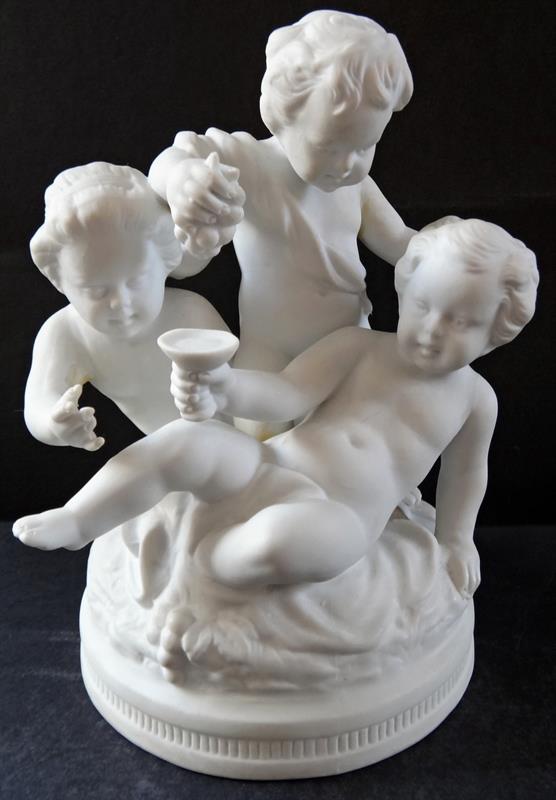 Biskvitové sousoší s pohárkem - Unterweissbach