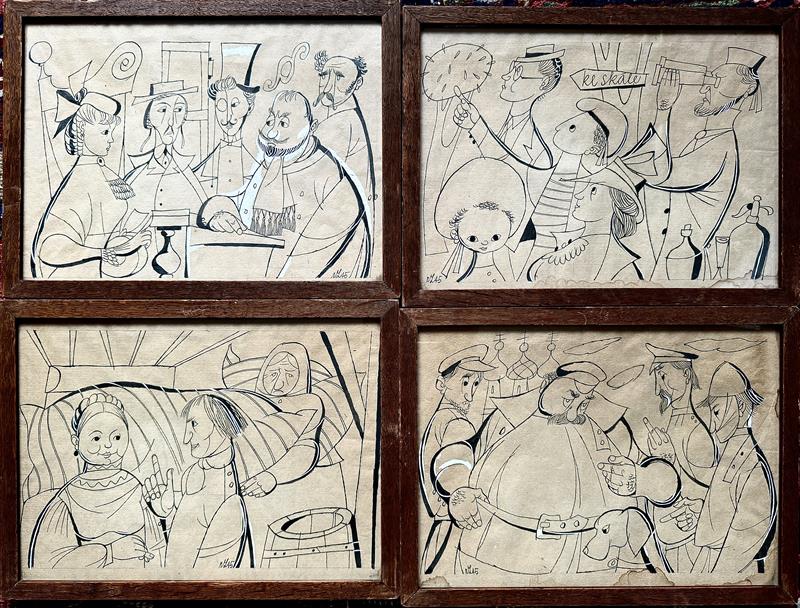 Richard Lander: 4 Scény života (Z majetku herce M.Kopeckého